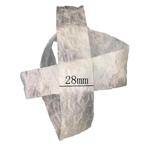 Vista 7 de Tubo seco de la cubierta de la salchicha del cerdo de las tripas comestibles del colágeno para la máquina del fabricante de la salchicha, 14m28m m