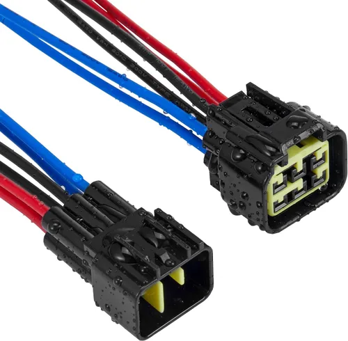 Vista 8 de Conector de cable eléctrico de 2 pines, enchufe impermeable macho hembra de 16 AWG, enchufe de desconexión rápida, adecuado para automóvil, camión