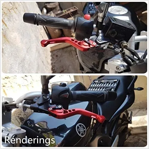 Vista 6 de Palancas de embrague de freno cortas de aluminio para motocicleta KAWASAKI VERSYS 1000 15-18,VERSYS (650cc) 15-18,NINJA 650R/ER-6F Z650 Z900 17-18