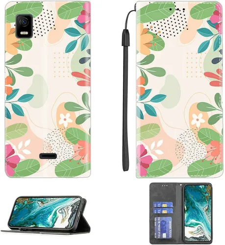 Vista 396 de jioeuinly ATT Motivate 2 - Funda compatible con ATT Motivate 2, funda con soporte abatible y cierre magnético DJS