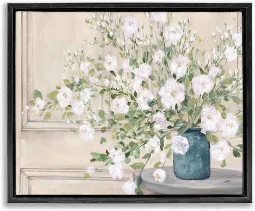 Vista 35 de Birds Floral Meadow Blossoms, 16 x 20 Inch Canvas in Floater Frame Stupell Industries · By Nan · Ready to hang once unboxed · Made in USA