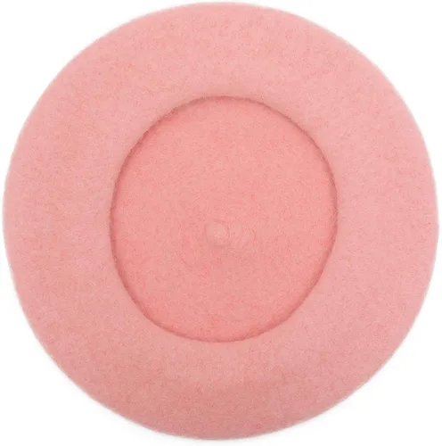 Vista 53 de ZLYC - Boina francesa de lana unicolor para mujeres y niñas