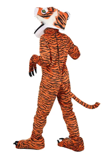 Vista 2 de Disfraz Tiger Jawesome para Niños Multicolor