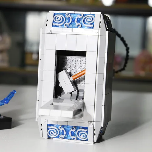 Vista 5 de Juego de 975 piezas de bloques de construcción de martillo de batalla de Thor, juego de construcción creativo de superhéroe, el mejor regalo