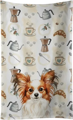 Vista 242 de Caroline's Treasures Afghan Hound - Toalla de cocina para barra de café, terciopelo frontal y lazo de algodón, lavable a máquina Sabueso afgano