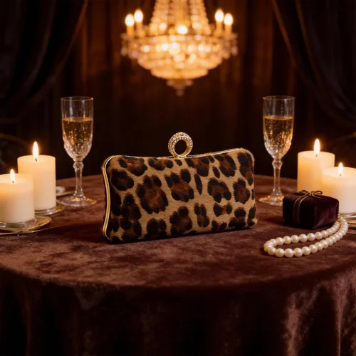 Vista 5 de Women Clutch Purse with Chain- Elegant Evening Bag for Wedding, Prom, Cocktail Party & Formal