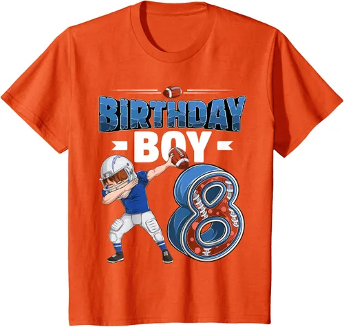 Vista 28 de Dabbing Boy - Camiseta de 8 años de fútbol americano americano, Negro, S