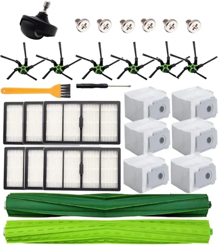 Vista 6 de Piezas de repuesto compatibles con iRobot Roomba S Series S9 (9150) y S9+ (9550) Accesorios para aspiradora robot (19 unidades)