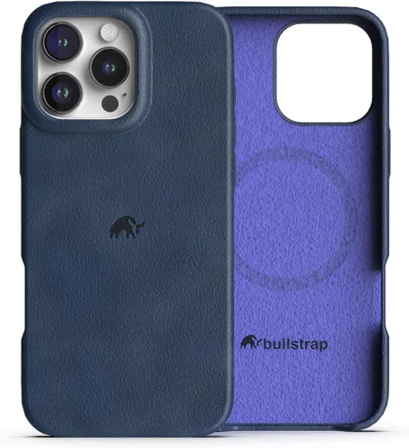Vista 7 de Bullstrap Funda de cuero hecha a mano de alta calidad para iPhone 13 Ajuste impecable sin volumen y compatible con MagSafe Funda de cuero