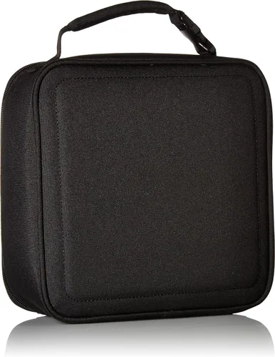 Vista 3 de Bolsa de almuerzo LEGO, duradera y aislada, con bolsillo de malla y compartimento con cremallera, perfecta para comidas sobre la marcha, negra Negro