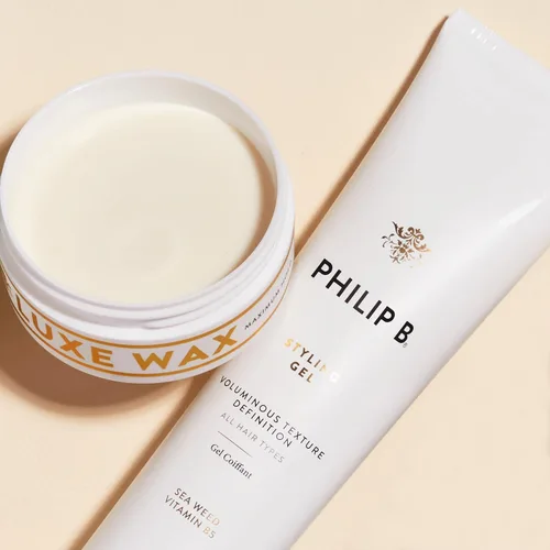 Vista 7 de PHILIP B Gel de peinado de 6 onzas (6.0 fl oz) Gel para el cabello de sujeción suave mejora el cuerpo y la textura para la definición y el rizo