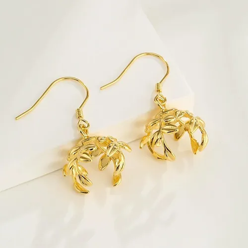 Vista 3 de Aretes de gancho de plata de ley 925 para fabricación de joyas de perlas, montaje de aretes colgantes para ajuste de camafeo de perlas, búsqueda