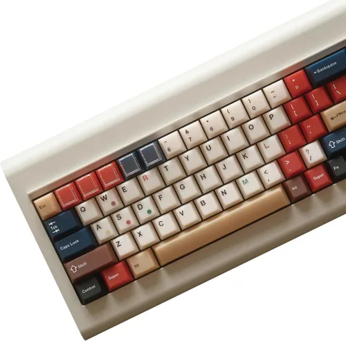 Vista 8 de Teclas - Tema de astronauta, altura de cereza, 142 teclas, material PBT, opaco