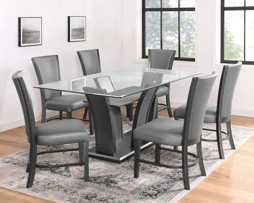 Vista 5 de 2 sillas de comedor tapizadas contemporáneas de altura de mostrador para habitación, mesa y asiento, juegos de sillas de cocina, tapicería de tela