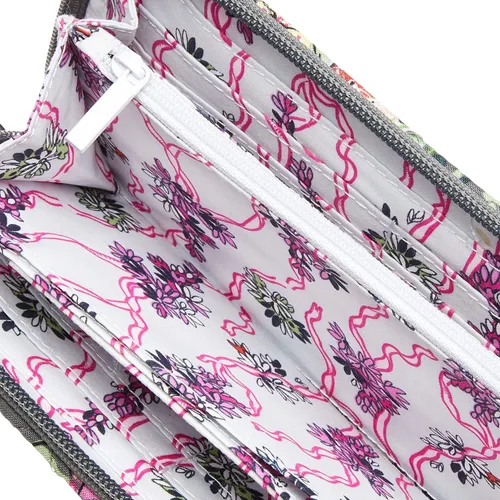 Vista 5 de Vera Bradley Pulsera de acordeón de algodón para mujer con protección RFID