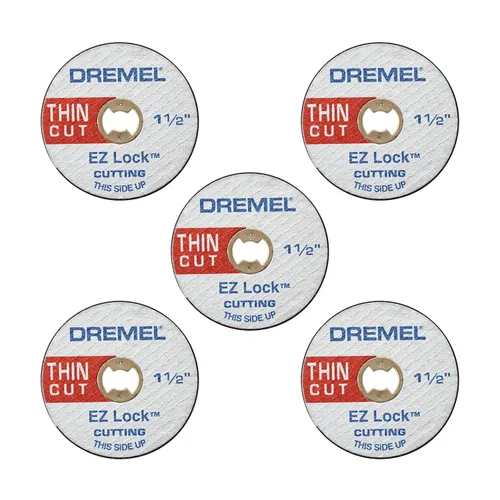 Vista 9 de Dremel EZ476 1 1/2-Inch EZ Lock Rotary Tool Cut-Off Ruedas para plástico - 5