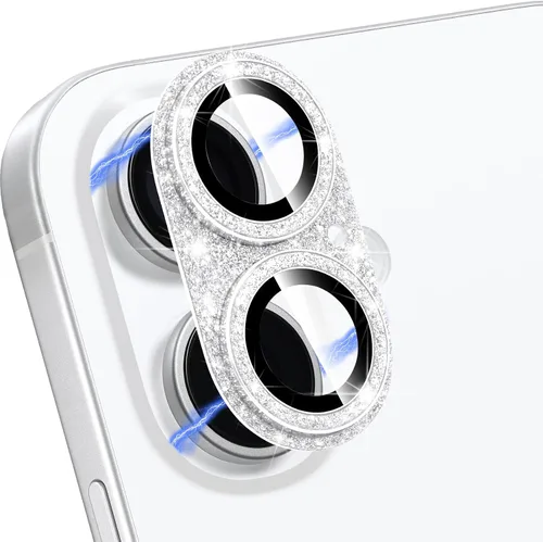 Vista 13 de Protector de lente de cámara compatible con iPhone 15 y 15 Plus, protector de pantalla de vidrio templado antiarañazos, a prueba de golpes, funda