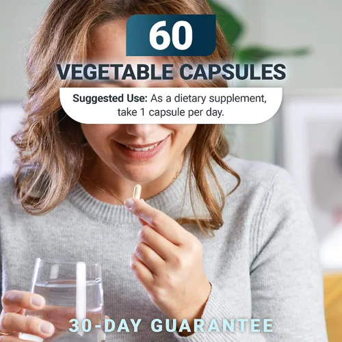 Vista 8 de Dr. Berg Cápsulas Suprarrenales y Cortisol - Suplemento Suprarrenal y Gestor de Cortisol - Apoyo para Estado de Ánimo, Concentración, Relajación