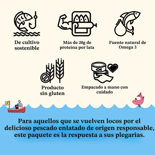 Vista 3 de Fishwife Anchoas cantábricas paquete de 3 (1.73 onzas) capturadas en la naturaleza y empaquetadas a mano con aceite de oliva virgen extra español