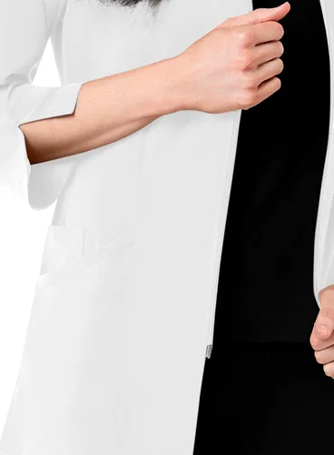 Vista 4 de Maevn Smart Lab Coats - Chaqueta de laboratorio con manga de 34 pulgadas para mujer