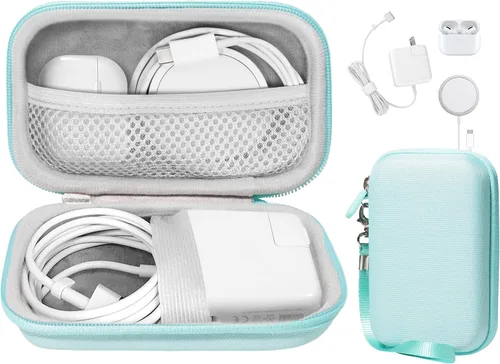 Vista 15 de Práctico estuche para MacBook Air Pro Charger MagSafe/MagSafe 2 adaptador de corriente, iPhone 16/16 Pro/15/15 Pro/14/14 Pro MagSafe, Hub USB C, Hub