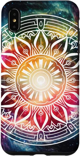 Vista 7 de Funda para iPhone 14, mandala espiritual, hippie y bohemio, meditación de flores para mujer