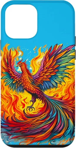 Vista 15 de Fantasy Cute Rising Phoenix Flames Case for iPhone 15