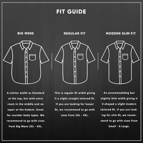 Vista 5 de Visive Mens Shirts Multi Packs Short Sleeve Button Down Dress Shirts Solid Color Big and Tall