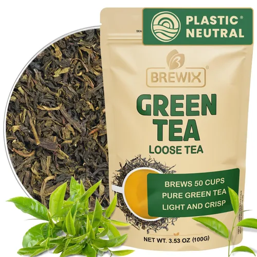 Vista 17 de BREWIX, Bedtime Blossom - Té suelto de hierbas (más de 50 tazas) sin cafeína y totalmente natural Mezcla relajante floral nocturna Rooibos