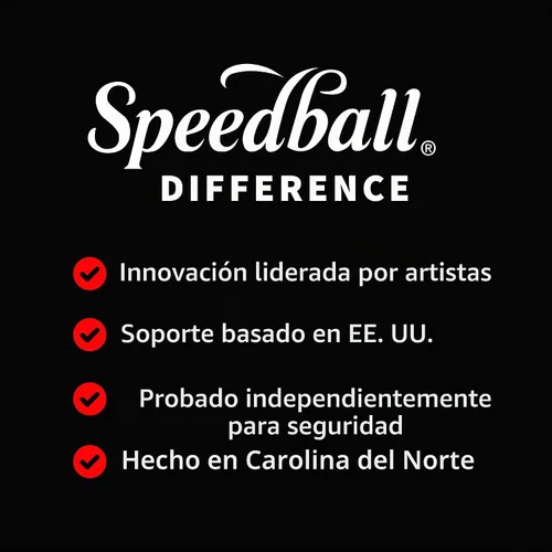 Vista 7 de Speedball Tinta Super Black India, 2 onzas