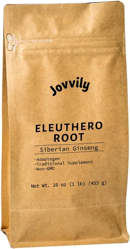 Vista 4 de Jovvily Extracto de raíz de Eleuthero en polvo, 4 onzas, ginseng siberiano, adaptógeno, sin OMG