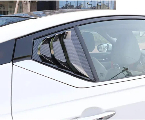 Vista 4 de XITER 2 rejillas de ventana lateral trasera para Nissan Altima2019-2026 Fibra de carbono
