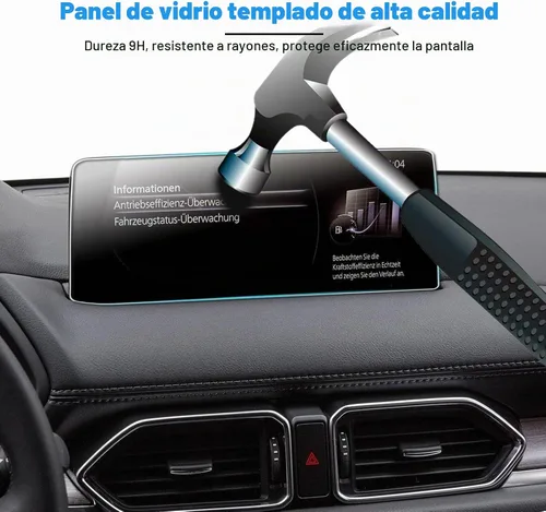Vista 4 de Protector de pantalla de navegación ANFOKAS para Mazda CX-5 CX-9 2021-2025 Cubierta protectora de pantalla táctil de coche, para Mazda CX-5 CX-9