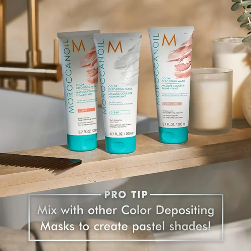Vista 4 de Moroccanoil High Shine Gloss - Máscara de depósito de color transparente