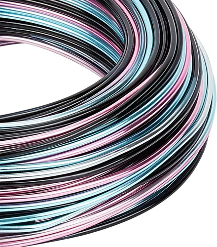 Vista 20 de BENECREAT Alambre de aluminio de 7 metros, calibre 3, alambre de metal flexible para esculpir árboles de bonsái, flores, creación de esqueletos