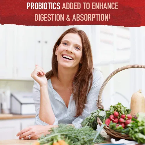Vista 5 de Garden of Life Suplemento orgánico de Ashwagandha con probióticos y jengibre, apoyo para el estrés, el estado de ánimo y la energía, vegano, sin