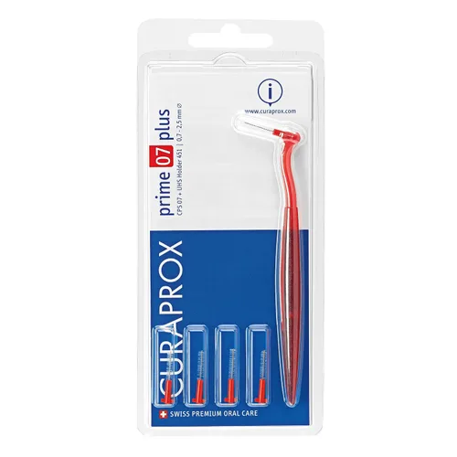 Vista 9 de Curaprox Prime Plus - Cepillos interdentales CPS 08 con 5 cepillos, 0.031 in a 0.126 in