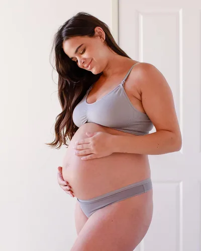 Vista 5 de Kindred Bravely Tangas de maternidad de algodón para mujer Tangas de maternidad debajo del vientre
