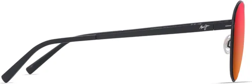Vista 3 de Maui Jim Gafas de sol redondas Half Moon