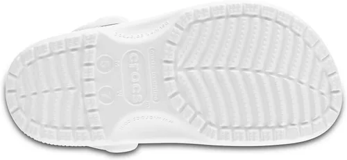 Vista 7 de Zuecos clásicos Crocs unisex para adulto, Blanco, 9 mujer/7 hombre