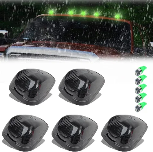 Vista 16 de 5X Luces de Señalización de Techo de Cabina LED Ámbar Luces de Holgura Superiores Compatibles con Ford 1999-2016 F150 F250 F350 F450 F550 Super Duty