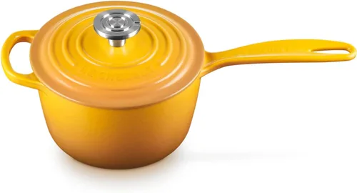 Vista 14 de Le Creuset Cacerola Signature de hierro fundido esmaltado, 1.75 cuartos de galón., Artichaut