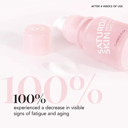 Vista 5 de Saturday Skin Wide Awake - Crema iluminadora coreana para ojos, para arrugas, ojos hinchados, ojeras, ligera, hidratante, hidrata profundamente
