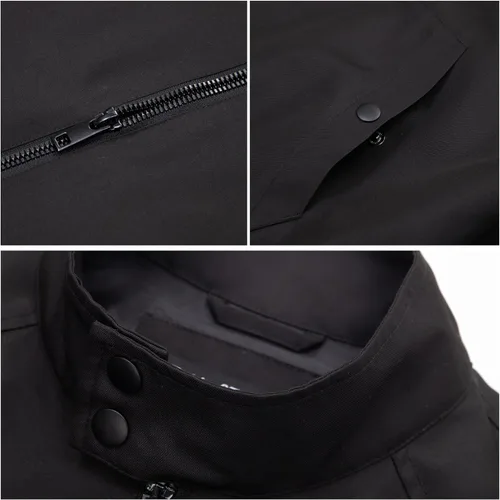 Vista 5 de Rokka&Rolla Chaqueta bomber de transición casual para hombre Negro
