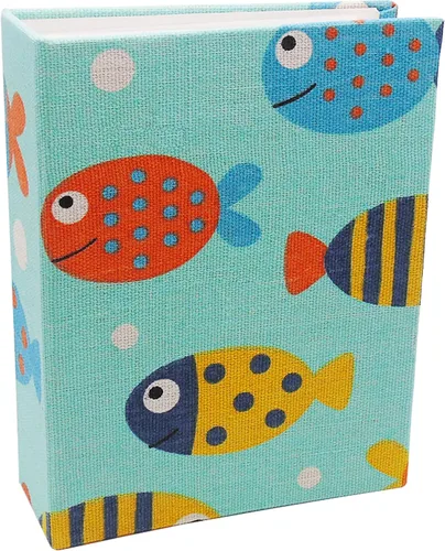 Vista 7 de Álbum de fotos pequeño para niños, 100 bolsillos 4x6, álbum de fotos de bebé para estantería, libro de fotos con cubierta de lino deslizable