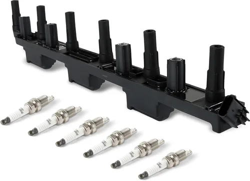 Vista 17 de Paquete de 6 bobinas de encendido UF242 y bujía de iridio IZFR5K11 compatible con Honda Accord Odyssey 3.0L 3.5L V6, Acura CL TL 3.2L V6 Reemplazar