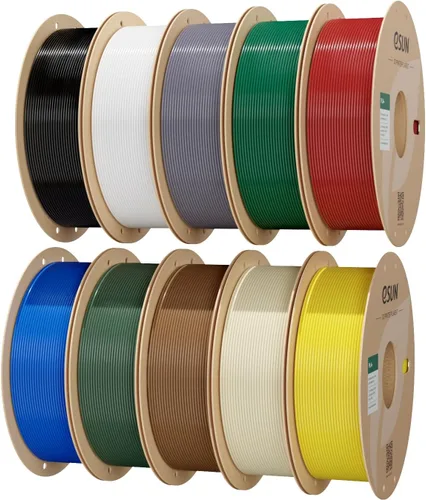 Vista 47 de eSUN Filamento PLA Mate 1.75mm, Filamento PLA Mate para Impresora 3D, Carrete de 1KG, Filamento de Impresión 3D para Impresoras 3D, Carrete