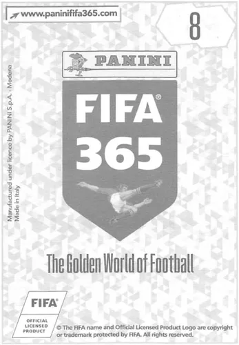Vista 2 de Pegatinas Panini FIFA 365 2017-18 Fútbol #8 Ronaldo/parte 1 Oficial Más Pequeño Que Tarjeta Coleccionable Etiqueta Adhesiva Álbum en estado Raw