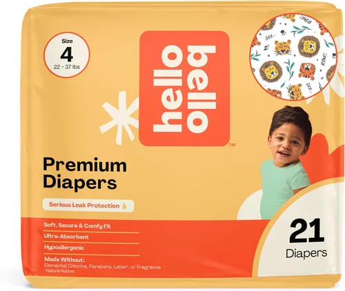 Vista 49 de Hello Bello Premium Pañales para bebé talla 1, 32 unidades de pañales desechables, extra absorbentes, hipoalergénicos con ajuste cómodo y seguro