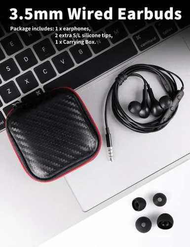 Vista 6 de Auriculares con cable de 0.1 in con micrófono para MacBook/Chormebook PC